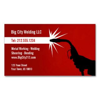 CUSTOMIZABLE Welding Business Card