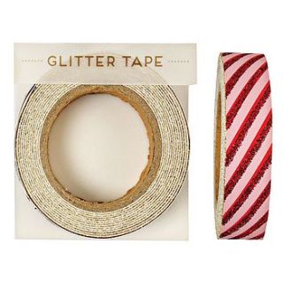 patterned glitter tape by lilac coast