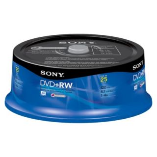 Sony DVD+RW Disc Pack   25 pk