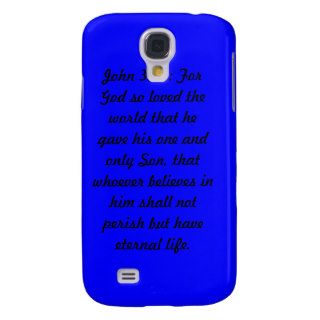 John 316 Blue iPhone 3 Speck Galaxy S4 Case