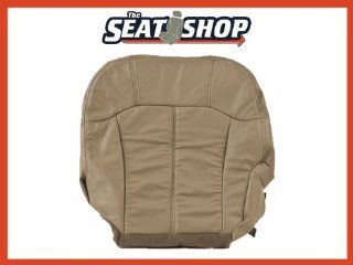 00 01 02 Chevy Suburban Tahoe Shale w/ Grey trim Leather Seat Cover LH bottom Automotive