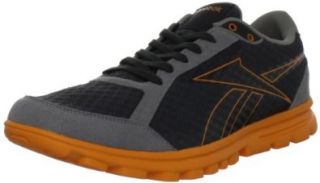 Reebok Men's Yourflex Running Shoe, Gravel/Flat Grey/Maximum Orange, 12 M US Shoes