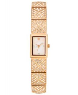 kate spade new york Watch, Womens Cobble Rose Gold Tone Pyramid Stud Bangle Bracelet 10mm 1YRU0276   Watches   Jewelry & Watches