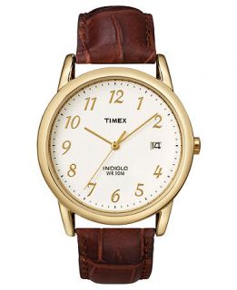 Timex Watch, Mens Brown Leather Strap T2M441UM   Watches   Jewelry & Watches