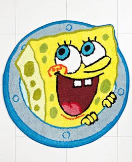 Nickelodeon Bath Rugs, Spongebob Set Sail 27 Round Bath Rug  