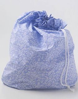 cotton lavender laundry bag by tonder & tonder