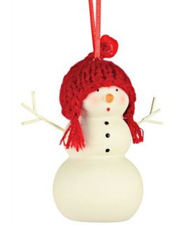 Department 56 Knit Wits Red Snowman Ornament   Holiday Lane