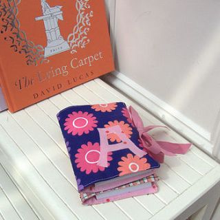 personalised crayon and notebook wallet by polkadots & blooms