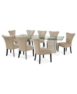 Sophia Dining Room Furniture, 9 Piece Set (96 Table and 8 Side Chairs)   Furniture
