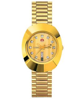 Rado Watch, Mens Original Gold Plated Bracelet R12413493   Watches   Jewelry & Watches
