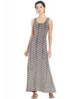 Karen Kane Sleeveless Colorblocked Striped Maxi Dress   Dresses   Women