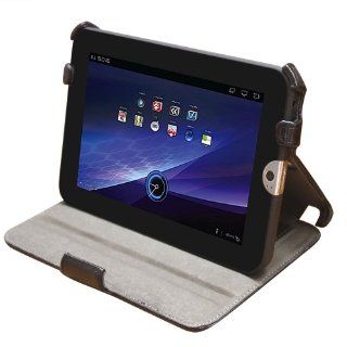 MiniSuit Toshiba Thrive 7" Inch Dual View 2 in 1 PU Leather Case and Cover, Black Computers & Accessories