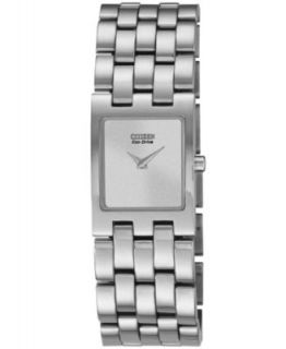 Citizen Womens Eco Drive Stainless Steel Bracelet Watch 23x16mm EG2900 59A   Watches   Jewelry & Watches