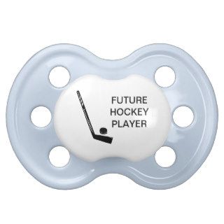 Future Hockey Player Baby Pacifier