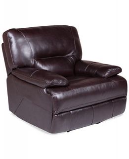 Brant Leather Power Recliner 44W x 39D x 39H   Furniture
