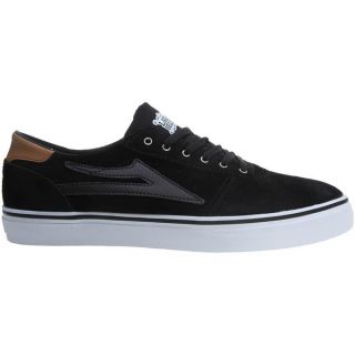 Lakai Manchester Lean Skate Shoes Black Suede