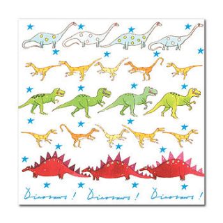 dinosaurs greetings card by sophie allport