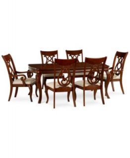 Emerson Dining Room Furniture, 7 Piece Set (Table, 4 Side Chairs and 2 Arm Chairs)   Furniture