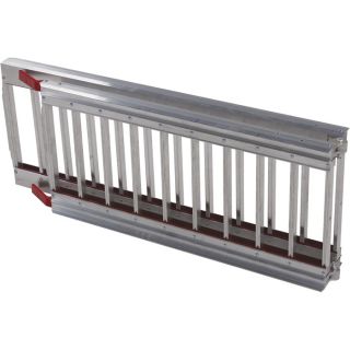 Rush Packable Aluminum Ramps — Pair, 1,000-Lb. Capacity/Ea., Model# TX500  Folding Ramps