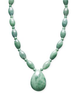 Jade Necklace, 14k Gold Jade Tear Drop   Necklaces   Jewelry & Watches