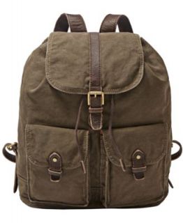 Fossil Estate Casual Cotton Canvas North South Commuter Bag   Bags & Backpacks   Men