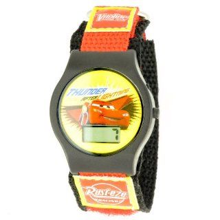 Disney Cars Kids' CRS129 Black Velcro Digital Watch Watches