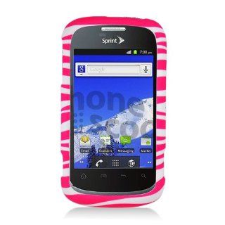 Eagle Cell PIZTEFURYR129 Stylish Hard Snap On Protective Case for ZTE Fury/Director   Retail Packaging   Zebra Pink/White Cell Phones & Accessories