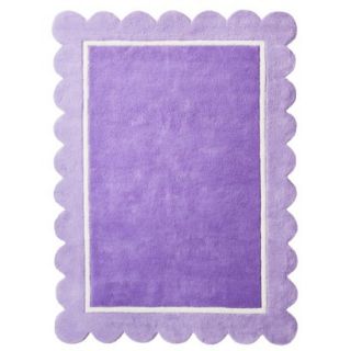 Circo® Scallop Rug   Purple (4x6)