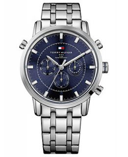 Tommy Hilfiger Watch, Mens Stainless Steel Bracelet 44mm 1790876   Watches   Jewelry & Watches