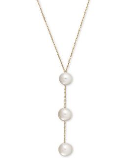 Pearl Necklace, 14k Gold Cultured Freshwater Pearl Pendant (8.5mm)   Necklaces   Jewelry & Watches