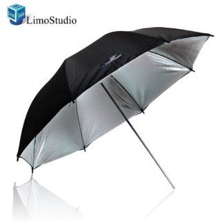 LimoStudio 40" Large Double Layer Black and Silver Photo Studio Light Reflector Umbrella Camera, AGG128 Electronics