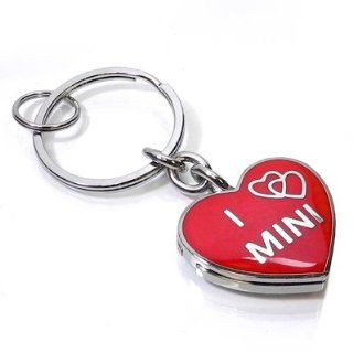 MINI Cooper I Love MINI Locket Key Chain Automotive