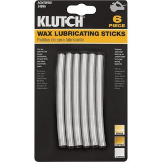 Klutch 6-Pk. Wax Lubricating Sticks — For Use with Item# 34897  Circular Saw Blades