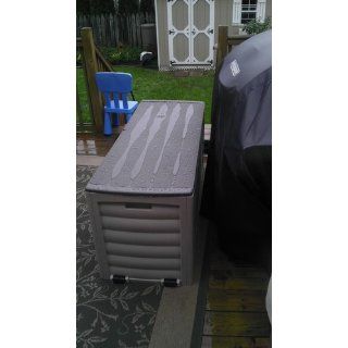 Suncast Deck Box, 127 Gallon  Suncast Storage  Patio, Lawn & Garden