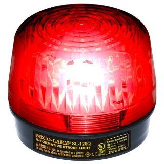 SECO LARM SL 126Q/R Red Security Strobe Light   Commercial Strobe Lights  