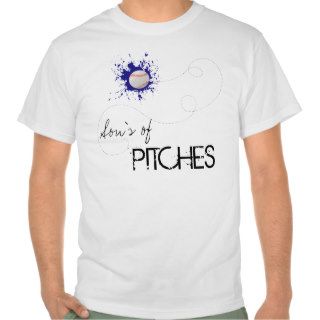 Baseball Sons of Pitches Team Sport T Shirt Splat