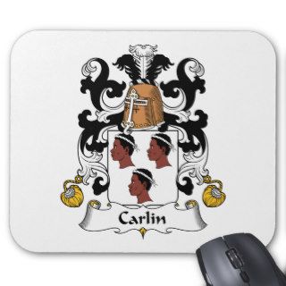 Carlin Family Crest Mouse Pads