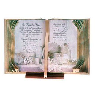 Heart of a Friend   Books of Love  Decorative Plaques  