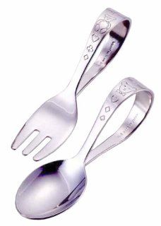 Luckywood Baby Fork and Spoon Set HT 125  Baby Eating Utensils  Baby