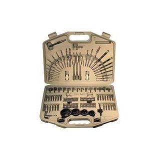 GRIP ON TOOLS   62274   125 PIECE DRILL BIT AND PROJECT KIT, INCLUDES MAGNETIC QUICK CHANGE BIT EXTENSION, WIDE VARIETY OF DRILL & SCREWDRIVER BITS, 4 TEN BIT HOLDERS, 2 SCREW FINDERS, 2 SIX BIT HOLDERS & CARRYING CASE, FEATURES USEFUL FOR ANY PR