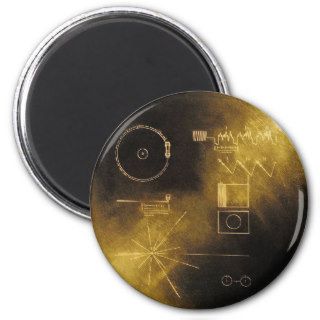 Voyager Golden Record Magnet