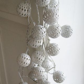 white maroq light garland by red lilly