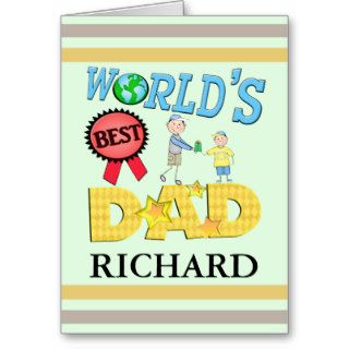 Custom Father's Day / Dad Birthday Greeting Card