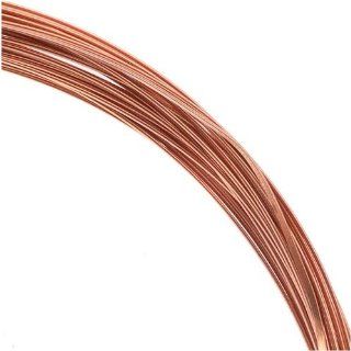 Solid Copper Wire 20 Gauge Half Round Half Hard (1 Oz. / 36 Ft. )