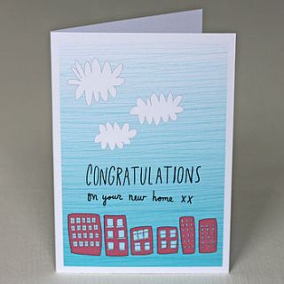 'congratulations on your new home' card by angela chick