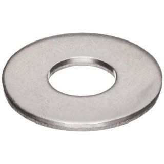 316 Stainless Steel Flat Washer, 1/4" Hole Size, 0.562" ID, 1.375" OD, 0.0975" Nominal Thickness, Made in US