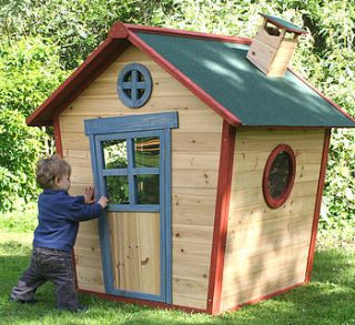 redwood lodge wooden playhouse by big game hunters