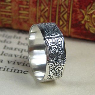 victorian style silver ring by faith tavender jewellery