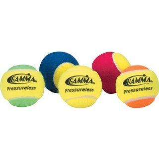 Gamma 60 Pack Pressureless Tennis Balls (Yellow/Blue)  Sports & Outdoors