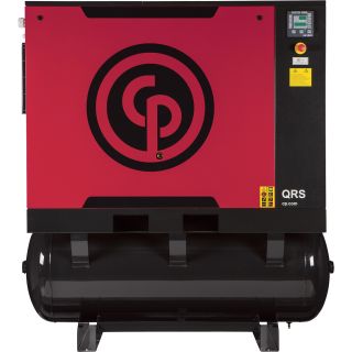 Chicago Pneumatic Quiet Rotary Screw Air Compressor with Dryer — Model# QRS25HPD  50 CFM   Above Air Compressors